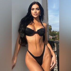 Fashion Nova Classic Black Bikini